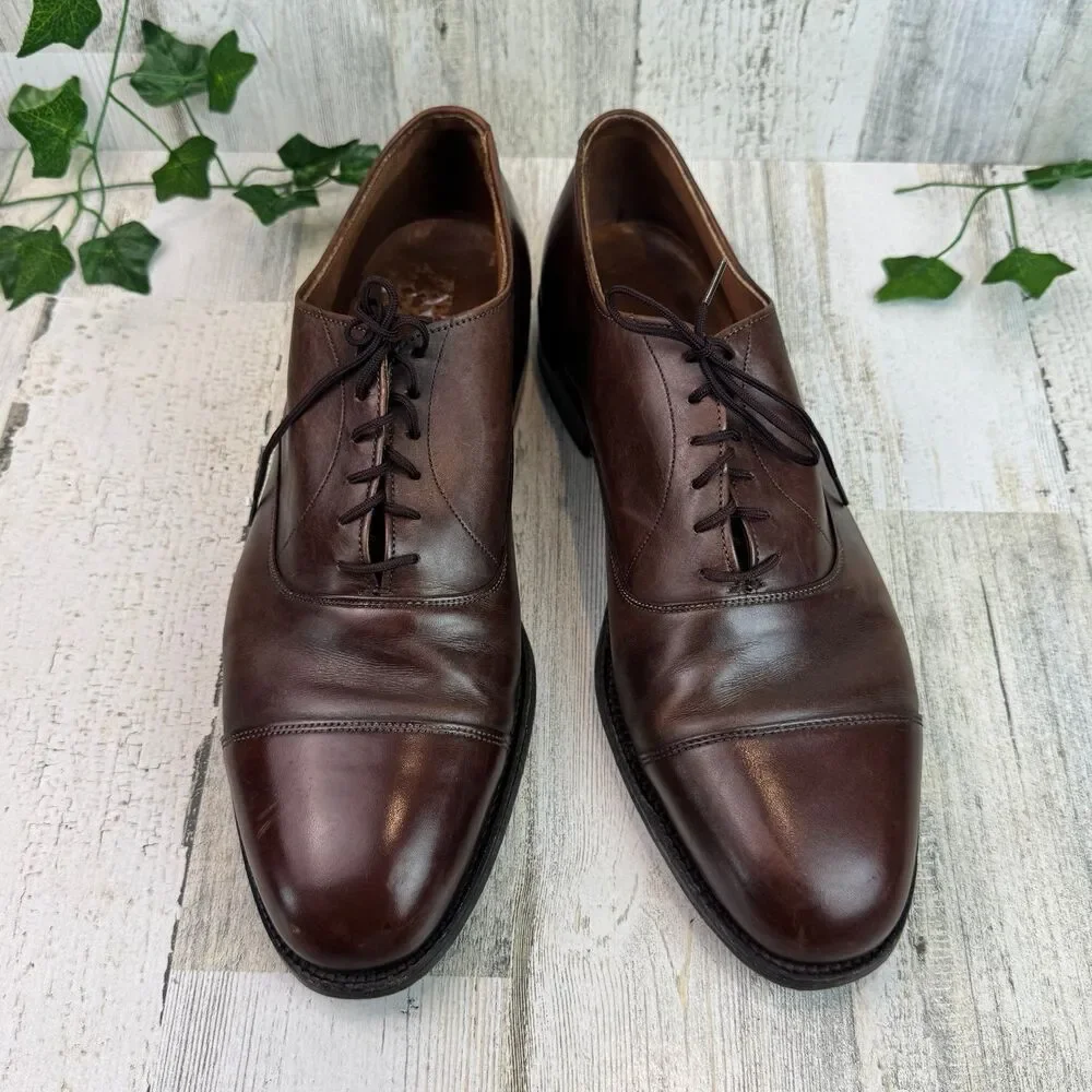 WHIPPET Mens Oxford Shoes brown Sz. 9.5E